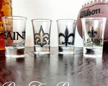 New Orleans Saints Shot Glass – Duck House – Official Team Glassware