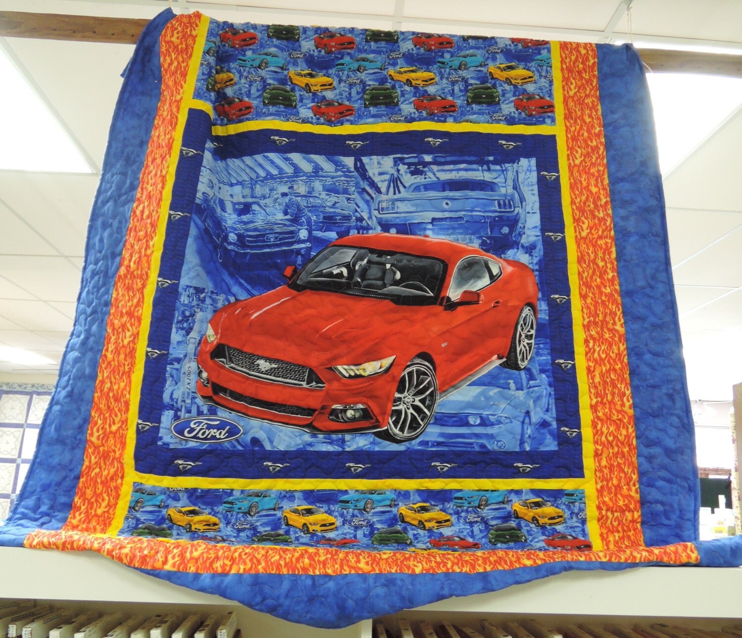 reversible-ford-quilt-twin-size-quilt-by-kesslerkreationsshop