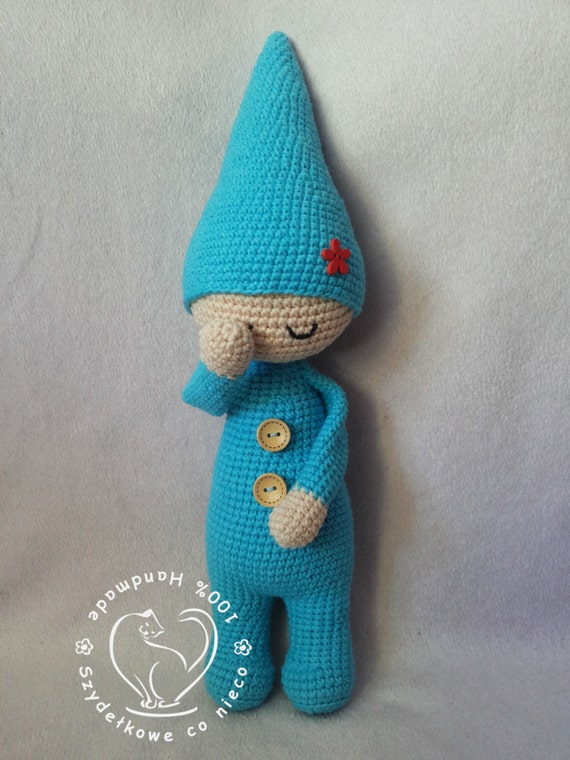 crochet sleeping doll