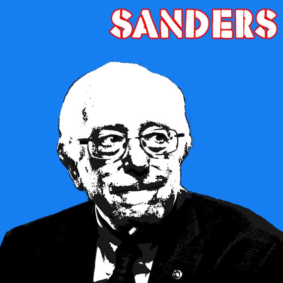 items-similar-to-bernie-sanders-stencil-style-art-print-14-x-14