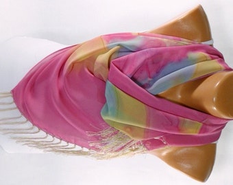 FREE SHIPPING, Scarf, Chiffon Scarf, Shawl, Womens Fashion Accessories, Lightweight Summer Scarf, Gifts for Christmas, for Mothers day