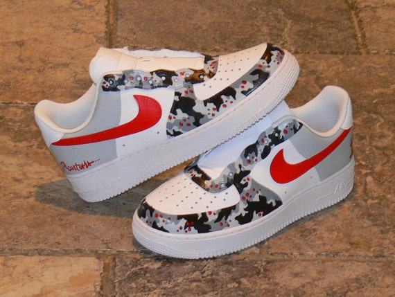 army camo air force ones