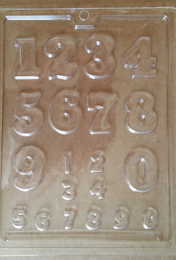 Numbers 09 Chocolate Candy Mold