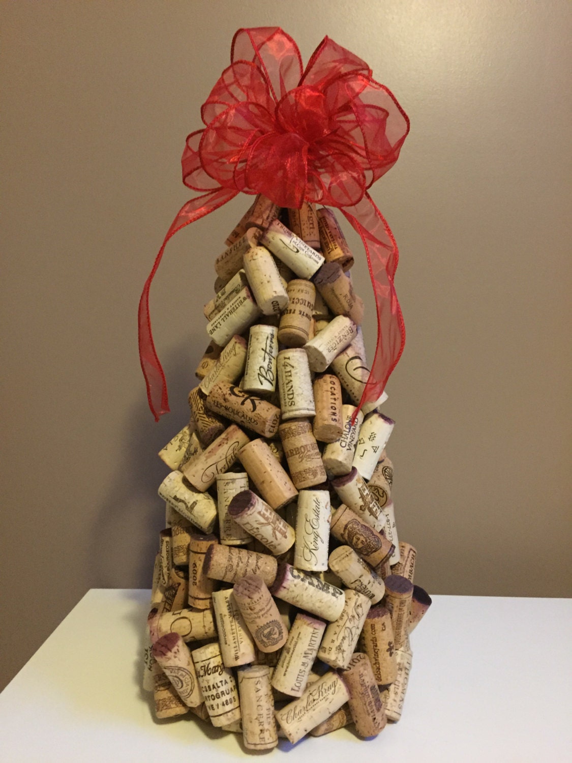 Recycled Wine Cork Christmas Tree