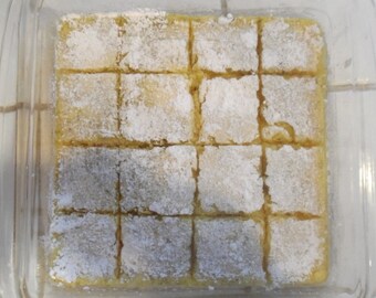 Homemade Lemon Squares Fair Award Winning! Lime Squares Optional