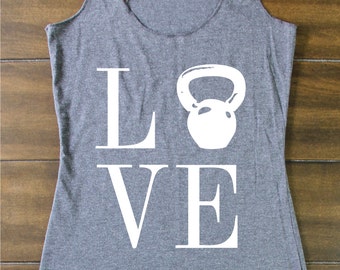 Fitted Tank - Love Crossfit Tank - Crossfit Tank - Wod Tank - Crossfit - Crossfit Tank Tops - Workout Tank - Gym Tank - Workout Tanks For Wo