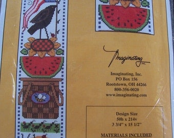 DESTASH, Imaginating, Inc. Counted Cross Stitch Kit, Unopened, Summer Welcome