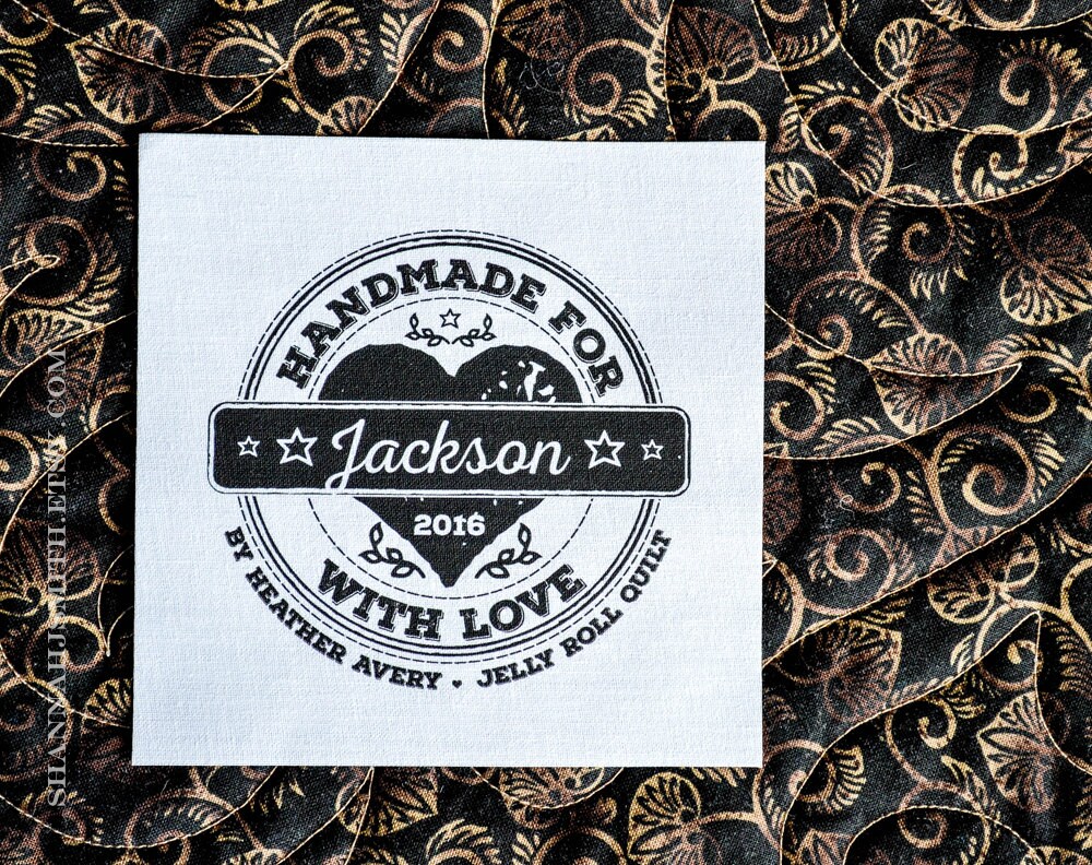 Handmade For Personalized Quilt Label Customized Blanket