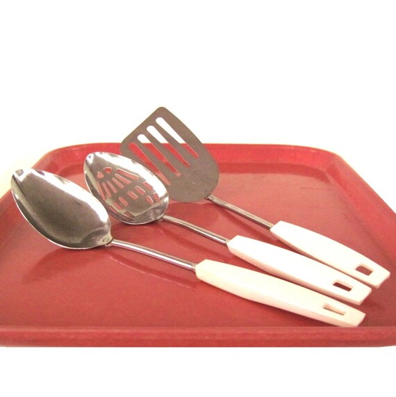 Items similar to Ekco Cooking Spoon Slotted Spoon Chromium Plated