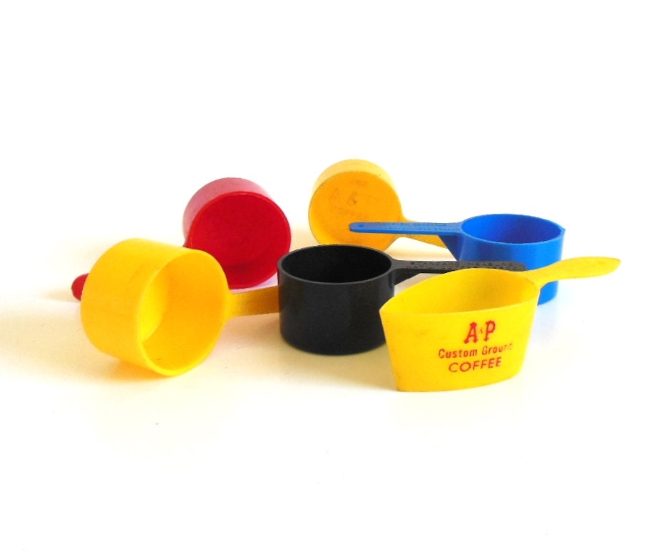 Aandp Coffee Scoops Plastic Coffee Measuring Spoons In Primary