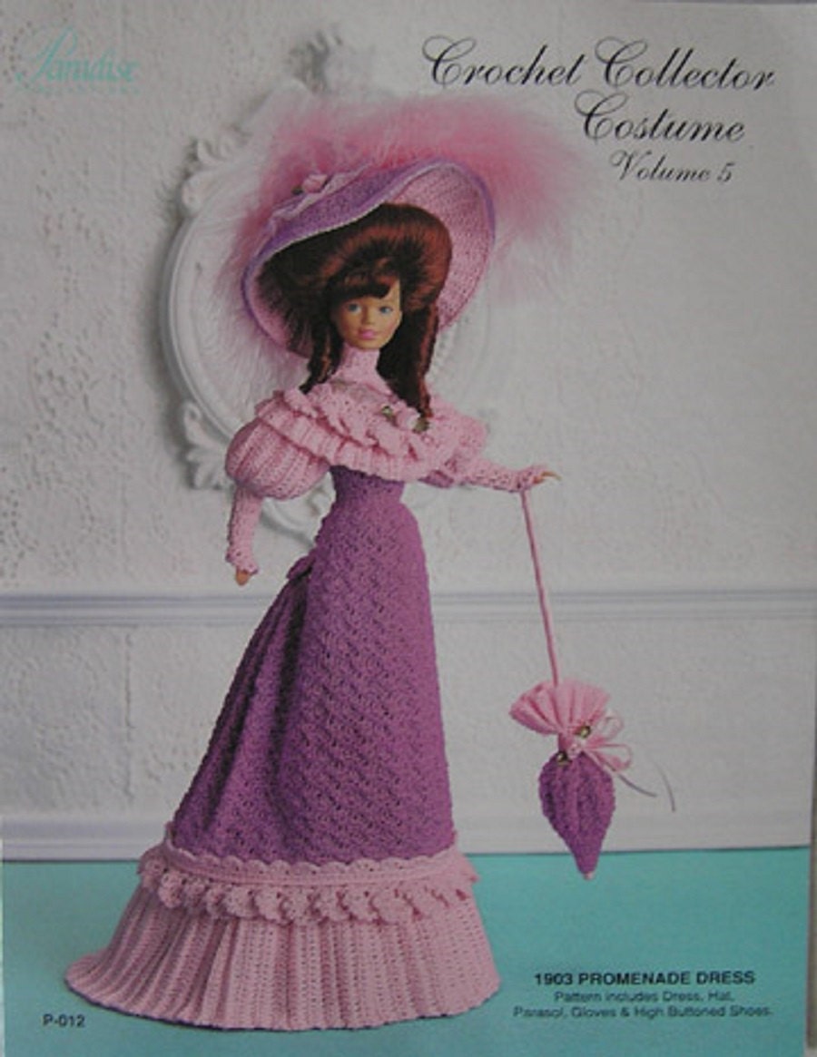 Paradise Publications Crochet Collector Costume Fashion Doll