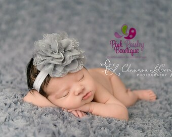 Newborn Headbands - Baby Headband - Light Pink Headband - Baby Hairbow - Infant Headband - Toddler Headband - headband baby - Baby bows