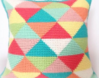 Tunisian Triangles PDF Tunisian Crochet Pattern