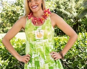 Woman Tunic Top - Resort Wear - Hand Made Hawaii - Hawaii Clothing - Plus Size - Cotton Tunic - Tunic Top Plus  - Hawaii Fashion - Petrina