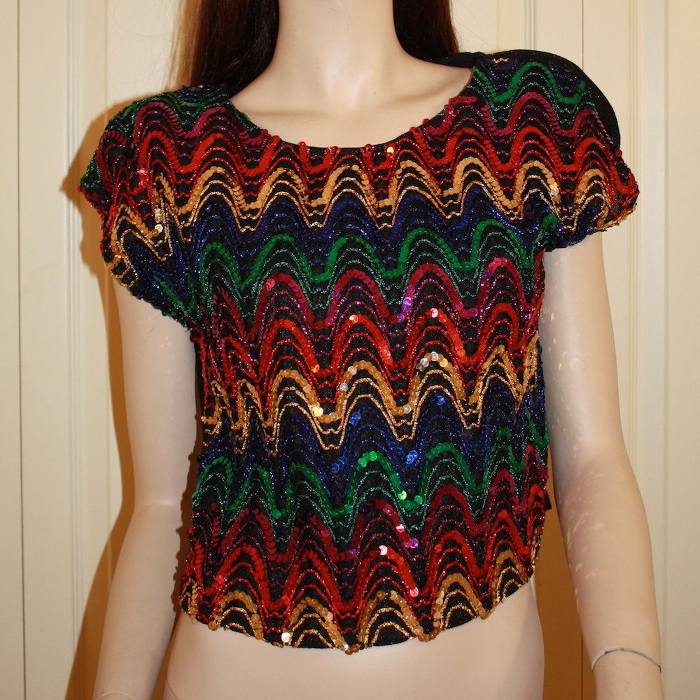 rainbow sequin top uk