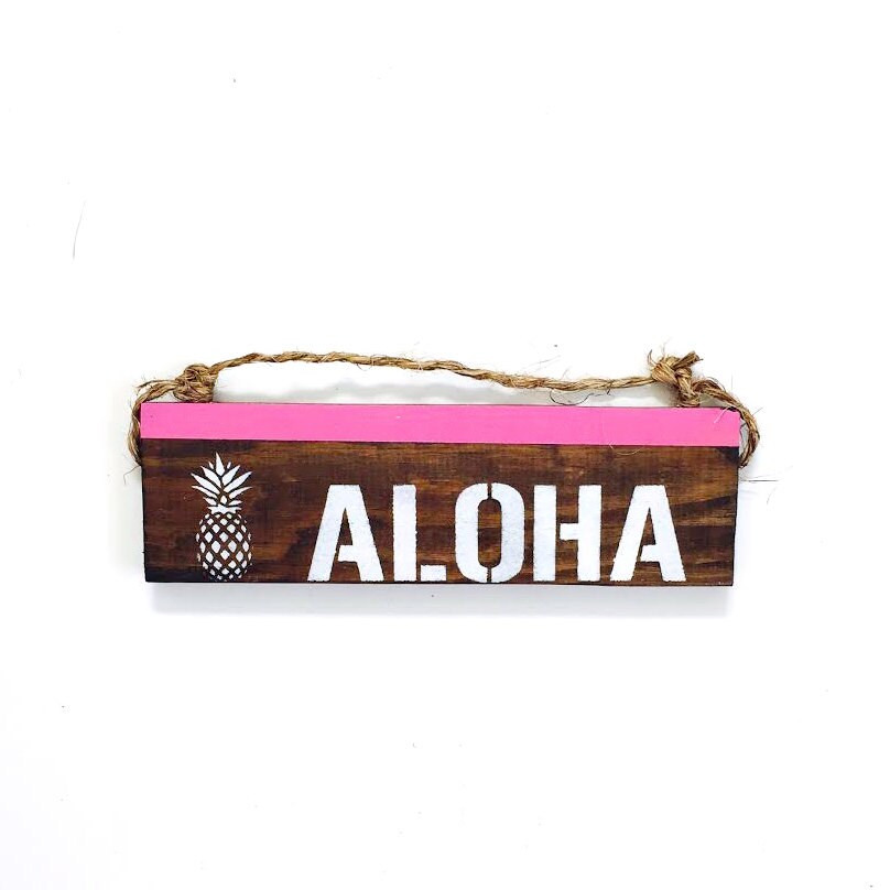 Aloha Sign / Sea Gypsy California / Hawaiian / Pineapple