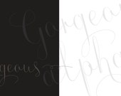 Digital Font | INSTANT DOWNLOAD |Roicamonta Basic Font | single font file | Open Type Font (.otf)