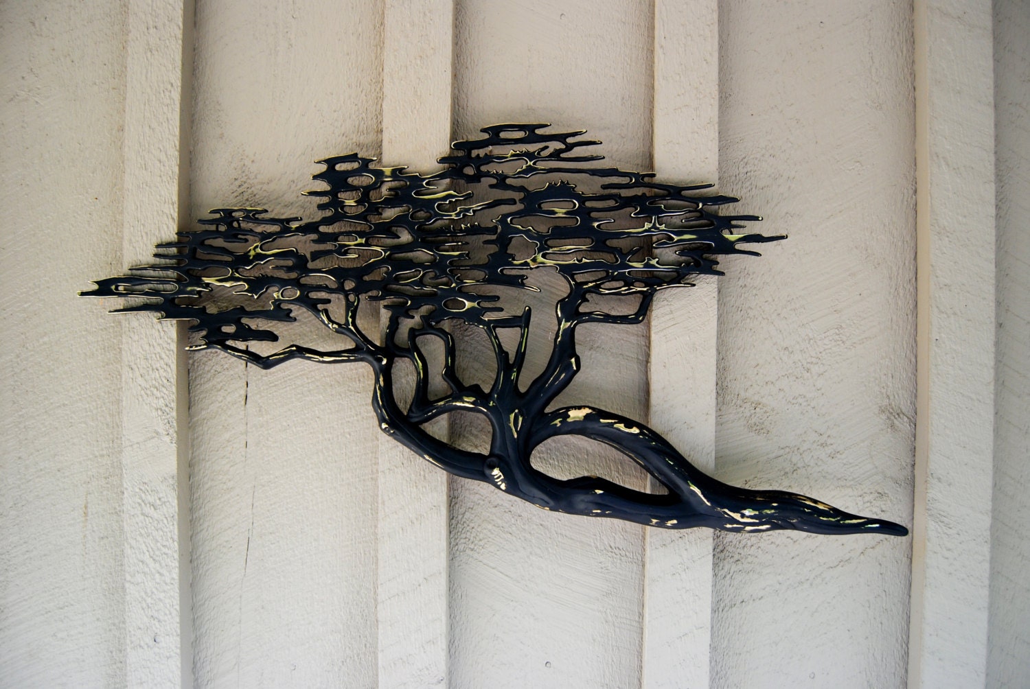 Brass Tree Wall Hanging Bonsai Solid Brass Wall Sculpture