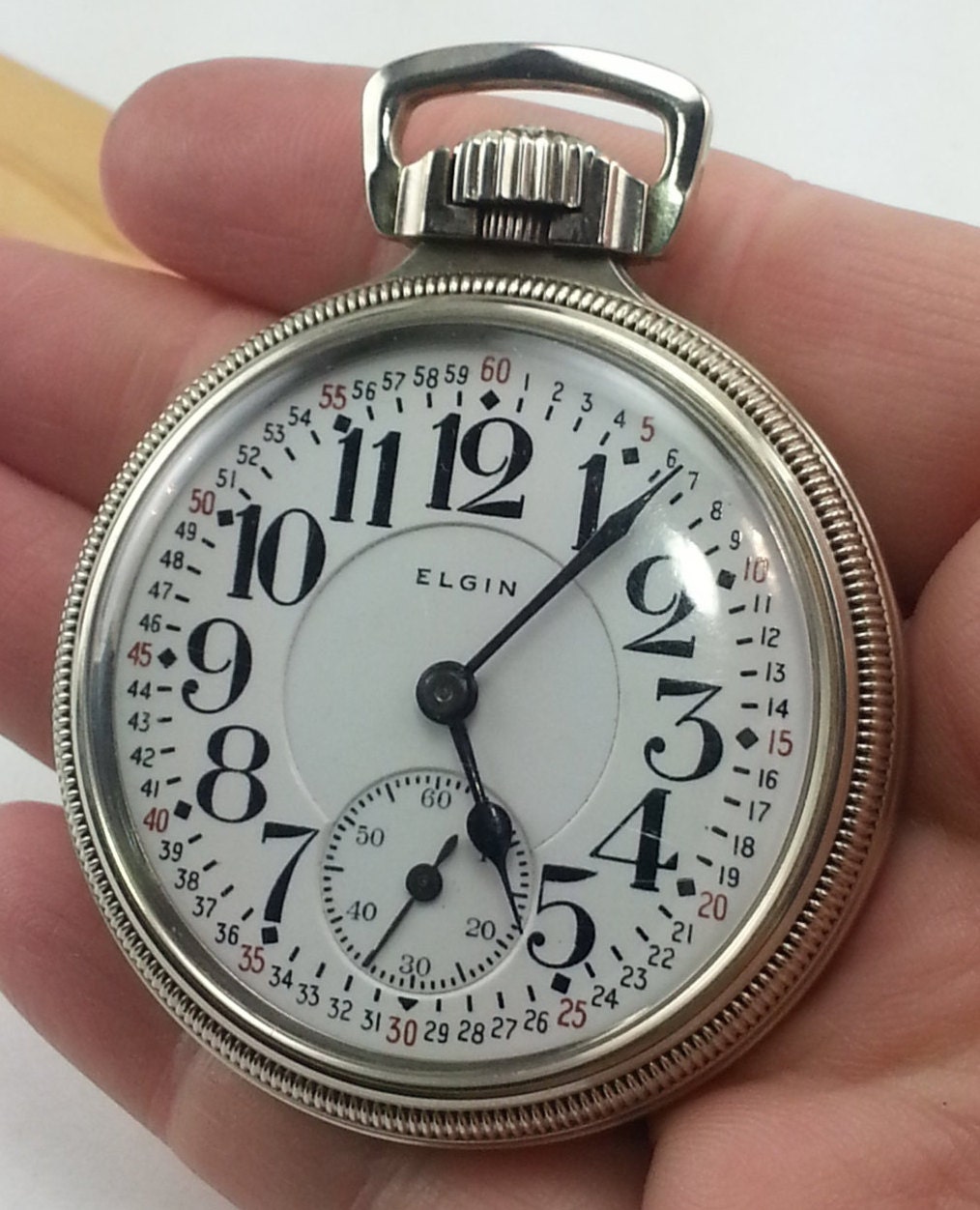 antique elgin pocket watch identification