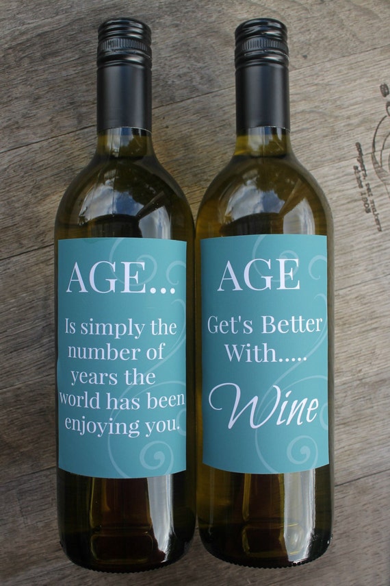 Aged Printable Wine Bottle Labels by Smart Party Planning