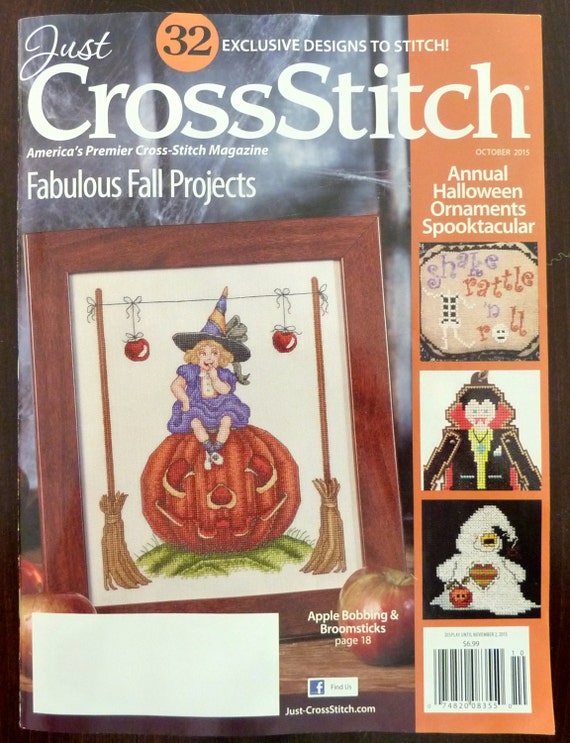 Just Cross Stitch Magazine October 2015 Issue 32 Fabulous