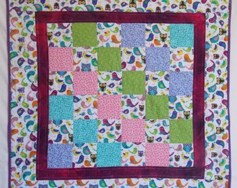 Birdy Modern Baby Quilt 4