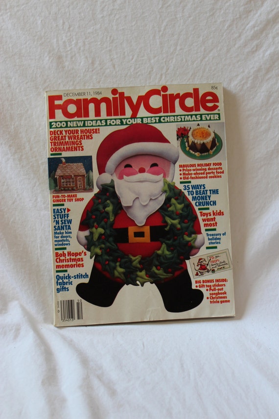 family circle december 1984 magazine vintage magazineholiday family circle december 1984 magazine vintage magazineholiday