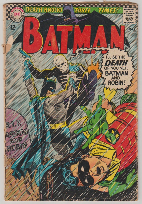 Batman Vol 1 180 Silver Age Comic Book. GD. May 1966. DC