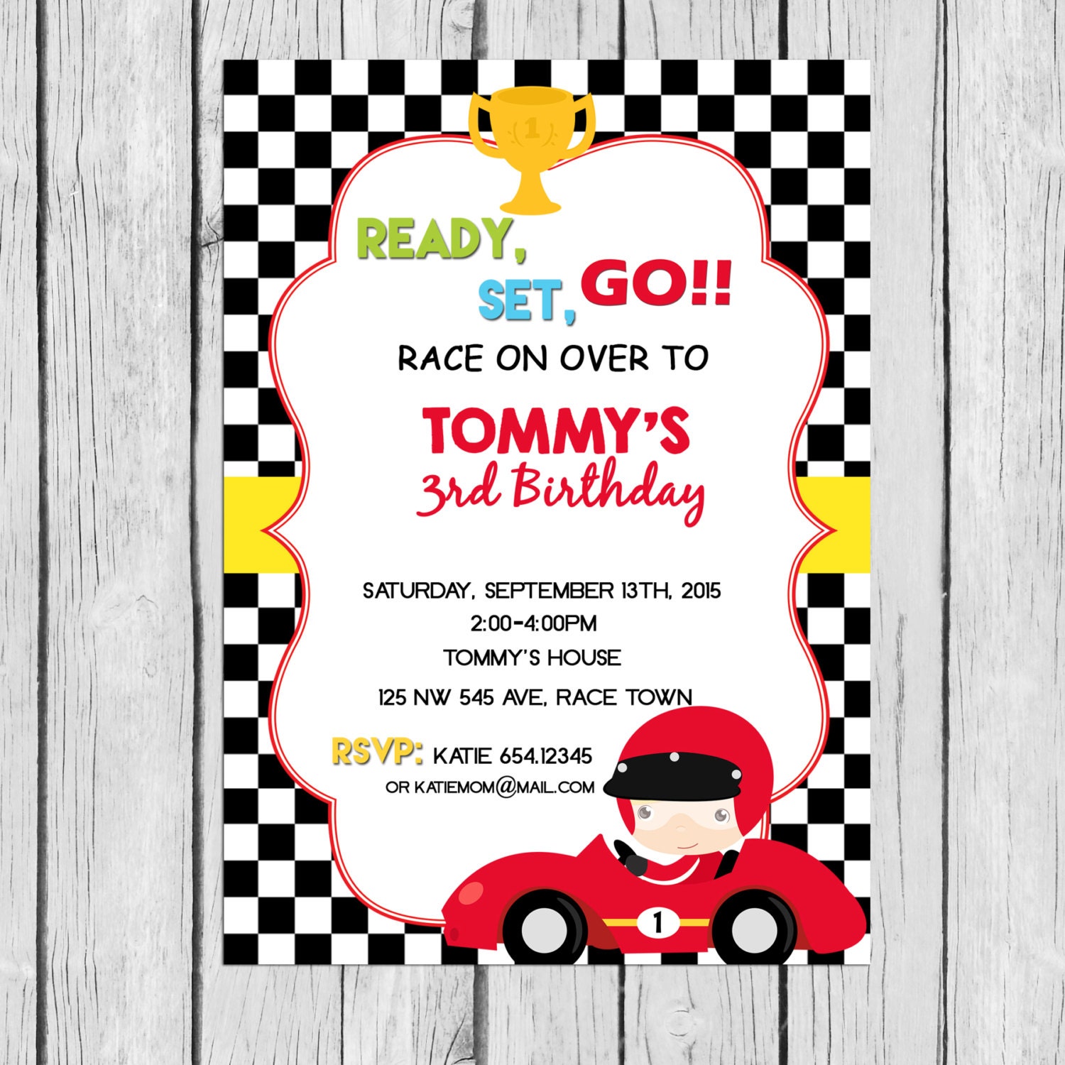 Printable Race Car Invitations Printable Word Searches