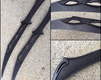 Tauriel Woodland Elf - Prop Daggers for Cosplay - Unfinished Kit