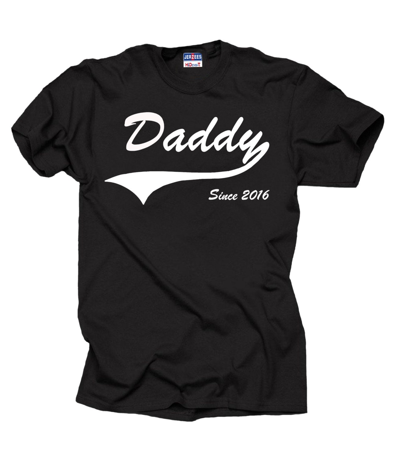 Gift For New Daddy 2016 T-Shirt Daddy Since 2016 Tee Shirt