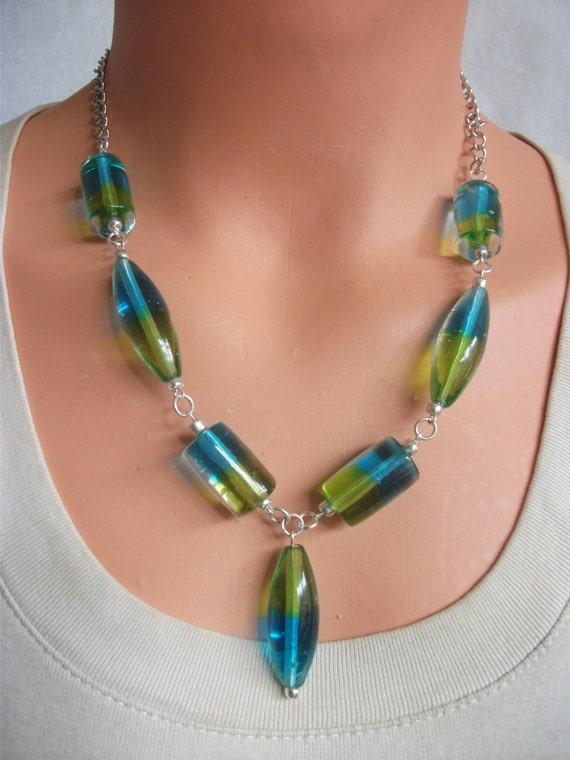 Big bold statement necklace with big bold beads by JustForThatTop