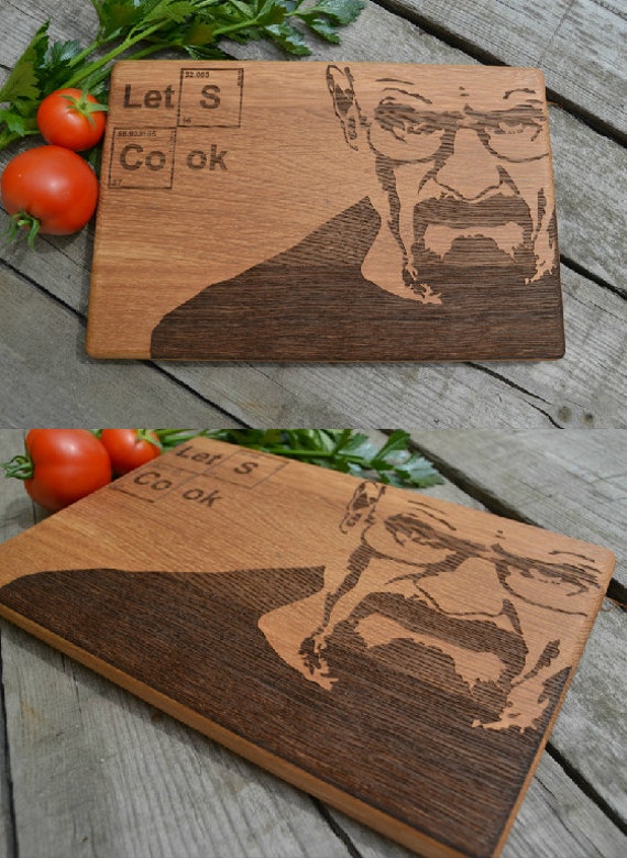 Heisenberg Cutting Board Lets Cook Wooden Cutting By Woodencook 