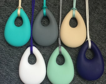 Silicone Baby Teething Necklace - Nursing Necklace - Teething beads - Teething Jewelry - Toy - Baby Shower Gift - Mom And Baby - Pendant
