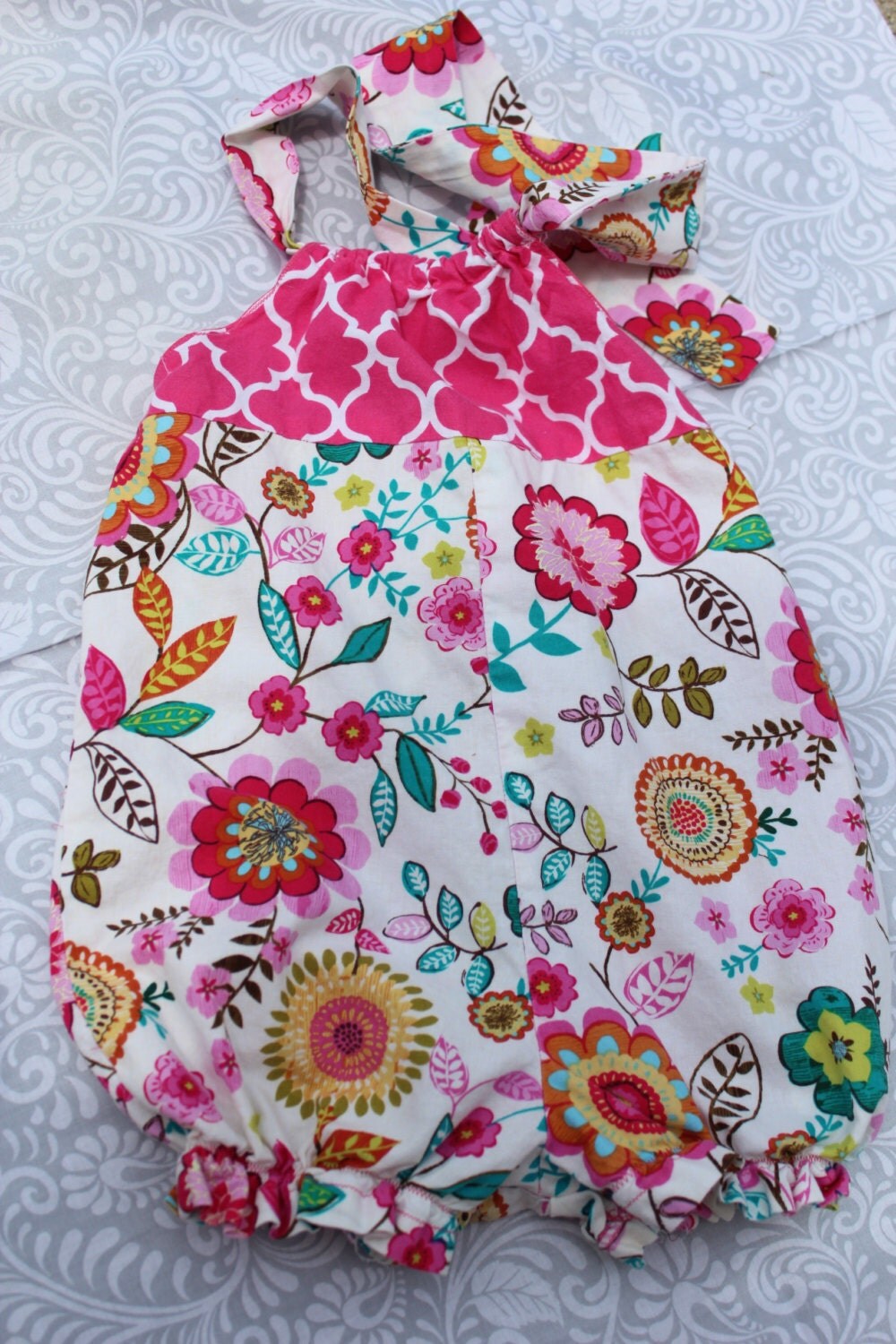 Toddler Girl Romper with Tie by IHeartSSB on Etsy