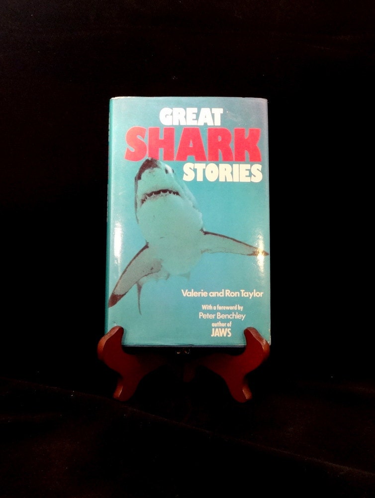 Shark Stories Book by Valerie and Ron Taylor Vintage Shark