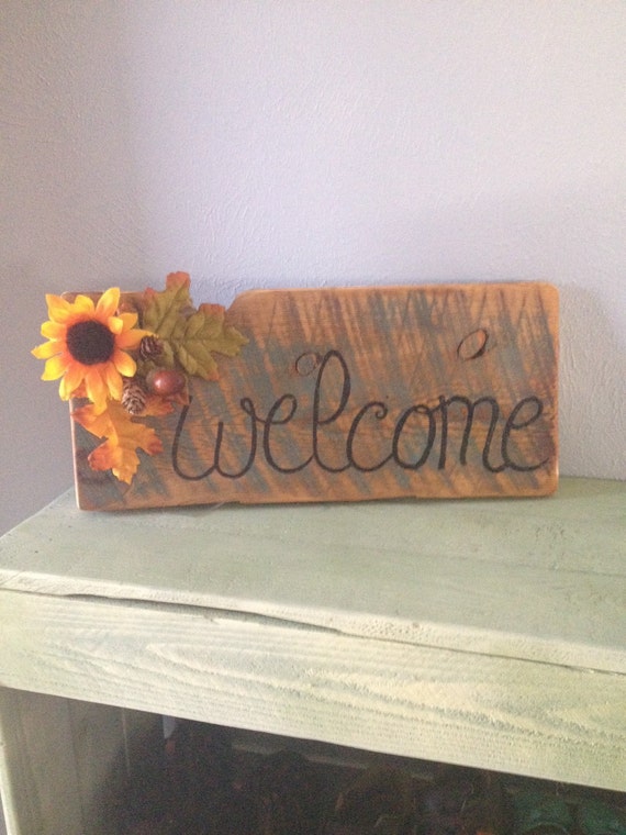 Fall Sign by RCBarnwoodCreations on Etsy