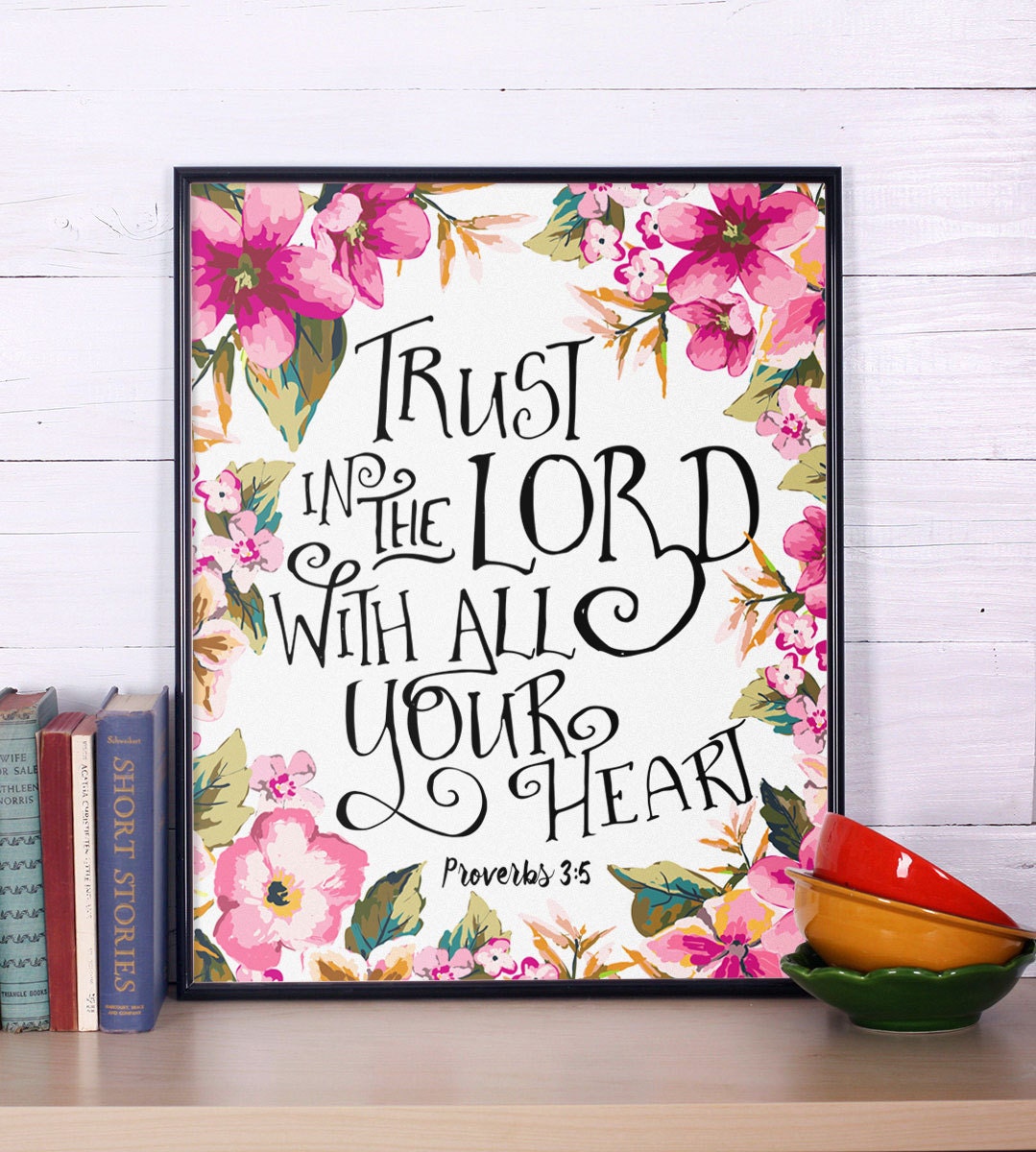 Inspirational Print Inspirational Quote Printable Bible