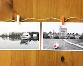 Black and White Postcard Set