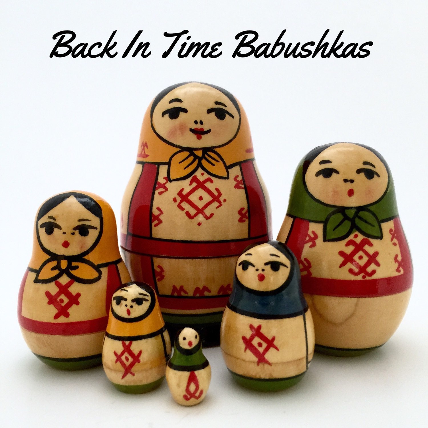 Nesting Dolls Vintage Nesting Dolls Matryoshka Dolls