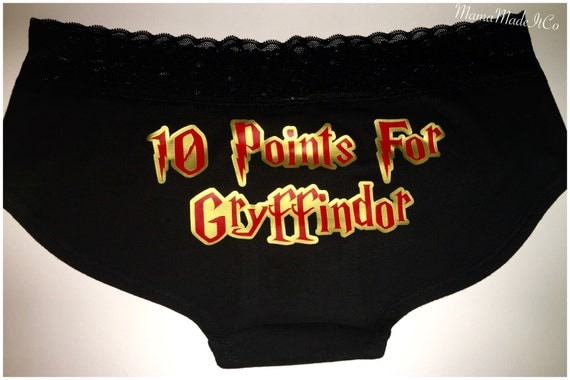 Harry Potter Underwear Gryffindor Panties By Mamamadeitco