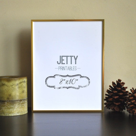 Gold Frame, 8"x10" Thin Aluminum Gold Frame, Gold Picture Frame, Thin