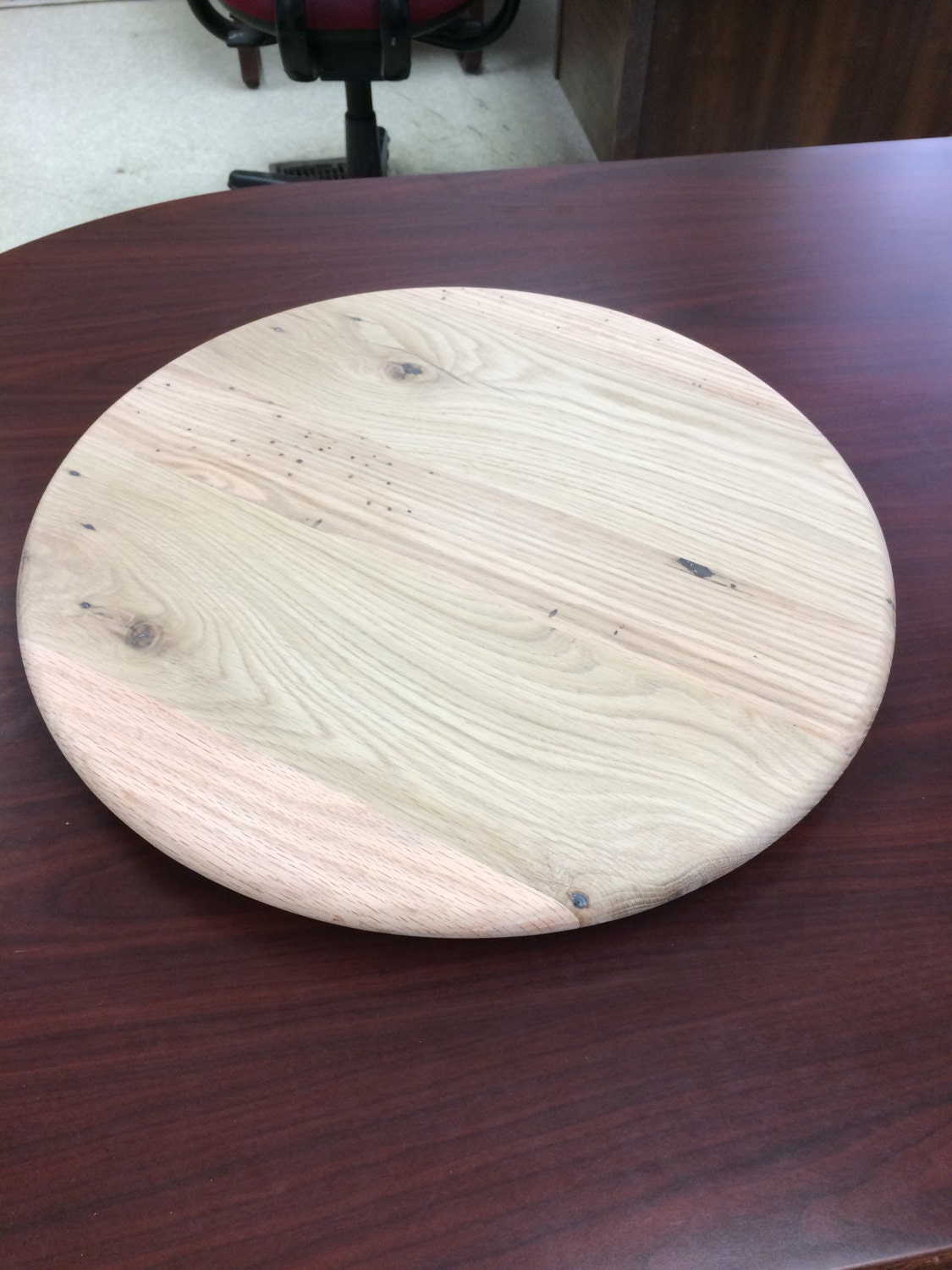 Reclaimed Wood Lazy Susan Large by HandyAnniesHandmade on Etsy