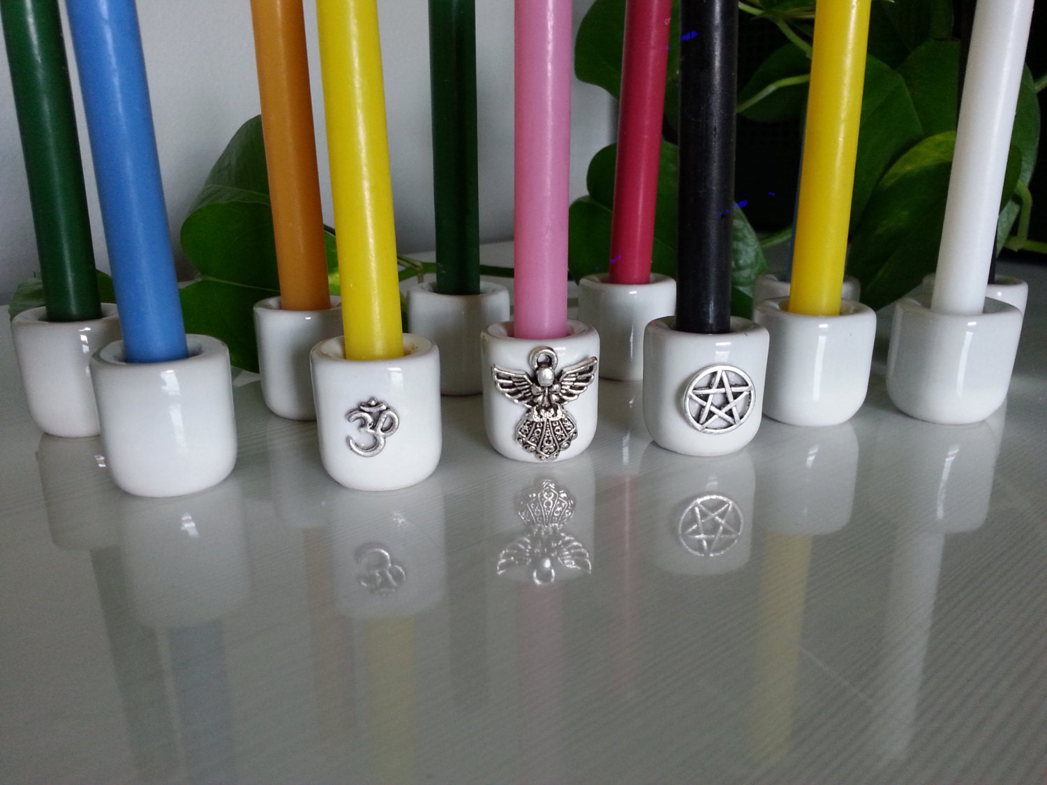 Chime candle holders