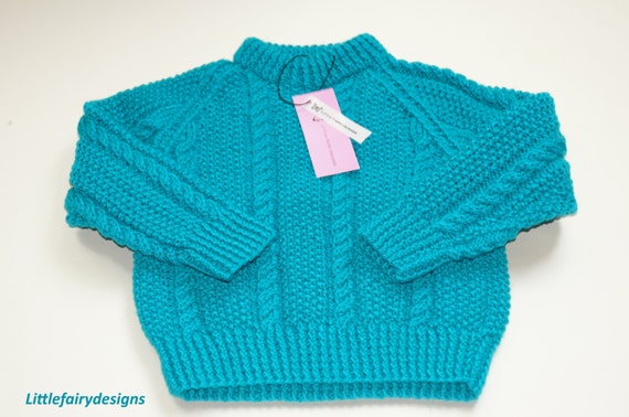 JADE Hooded baby pullover