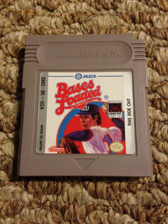Bases Loaded Nintendo Game Boy Video Game. Works Great.
