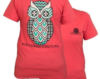 Southern Couture, Owl, Simply Southern Style womens