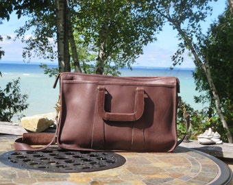 boulder ridge leather briefcase