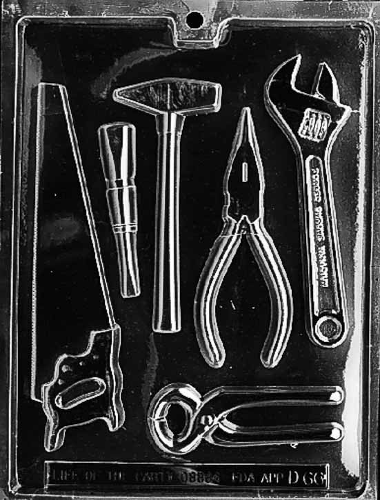 Tool Assortment Chocolate Mold FREE SHIPPING by NationalCakeSupply
