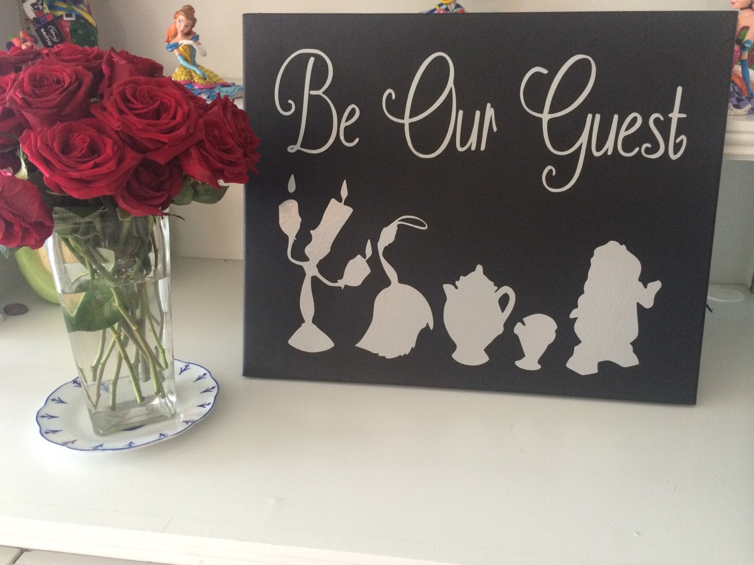 Be Our Guest Canvas Beauty And The Beast Disney Quote